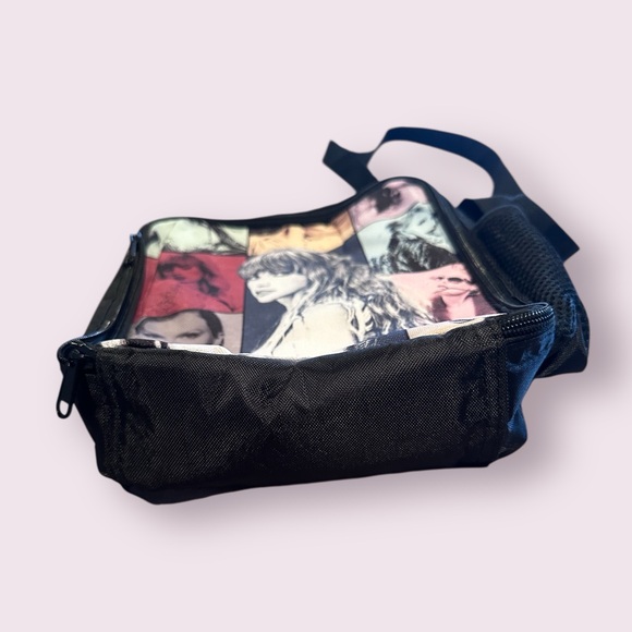 Taylor Swift Black Photo Collage Insulated Lunch Bag With Strap - Picture 4 of 7